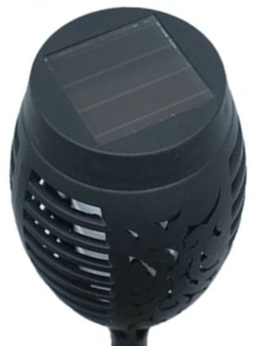 Solárna lampa POCHODNIA plameňový efekt 12 LED P-200