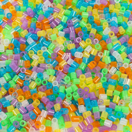 Nažehľovacie korálky 2000 GLITTER La Manuli korálky 5mm Náhradná sada