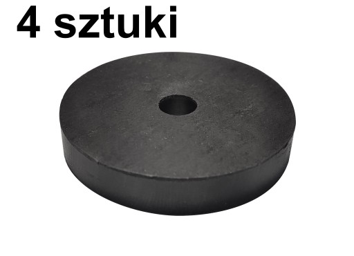 Antivibračná podložka, gumový izolátor vibrácií 50 x 8 x 10 mm - 4 kusy