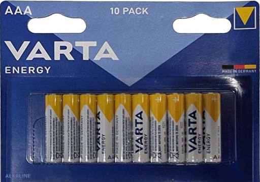 Alkalická batéria VARTA ENERGY LR3 AAA 10 ks.