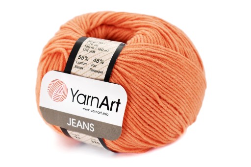 YARNART JEANS priadza 23 oranžová