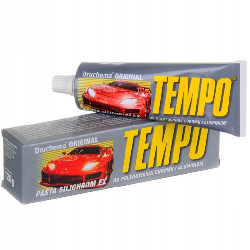 PASTA NA LEŠTENIE chrómových povrchov DRUCHEMA TEMPO 120g