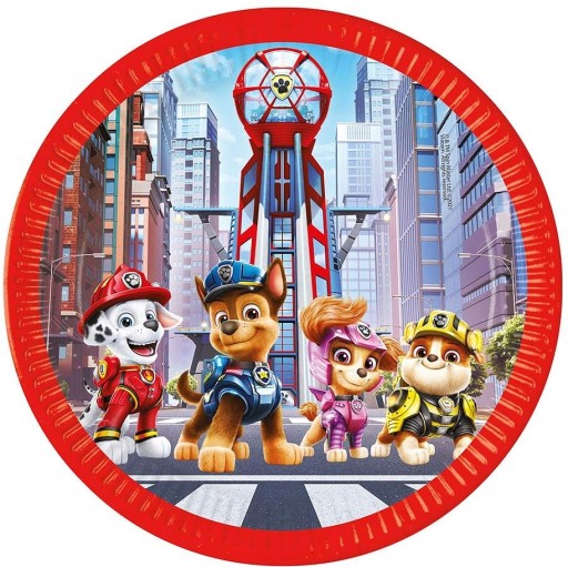 Paw Patrol taniere papierové 23 cm 8 ks.