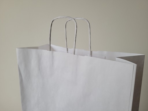 Papierová taška 25x11x32 biela 100g/m2 veľmi PEVNÁ A4