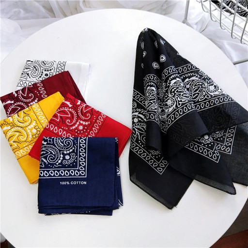 BANDAMSCARF BANDANASCARF NAVY BLUE ŠATKA