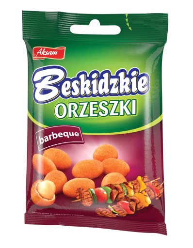 Aksam Beskidzkie Orzeszki grilovaná príchuť 70 g