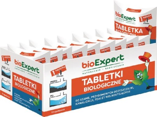 bioExpert šumivé tablety do septikov a čističiek odpadových vôd