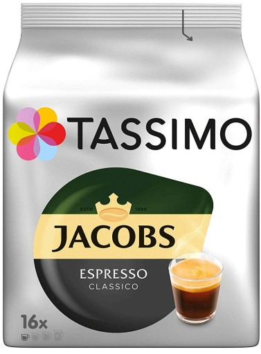 TASSIMO Jacobs Espresso Classico kapsule 16 ks