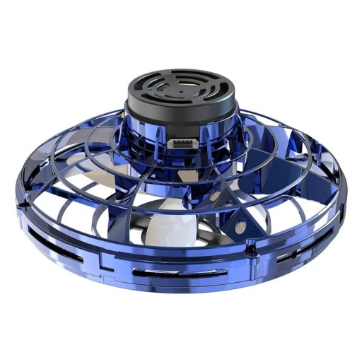 LIETAJÚCI DISK UFO MINI DRÓN GUĽA SVIETIACA GUĽA LED FLYNOVA SPINNER RINGO