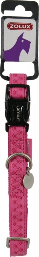 ZOLUX MAC KOŽENÁ PÁSKA GOLIEROVÁ 15mm FUCHSIA
