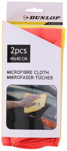 DUNLOP dve Utierky z MIKROVLÁKNA 40x40 cm