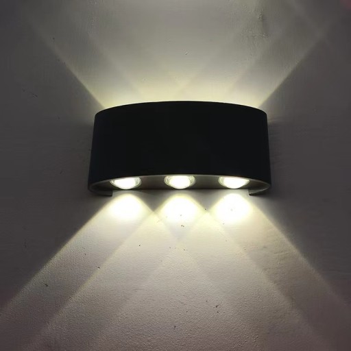LED nástenné fasádne svietidlo Vonkajšie záhradné nástenné svietidlo UP DOWN hliník