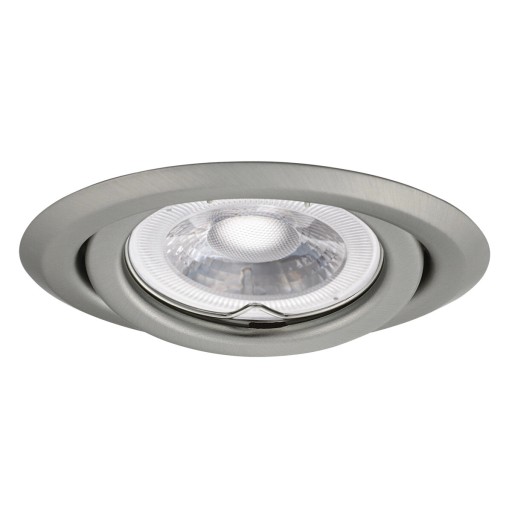 Kanlux LED stropné svietidlo pohyblivý bodový krúžok Argus II 10W matný chróm