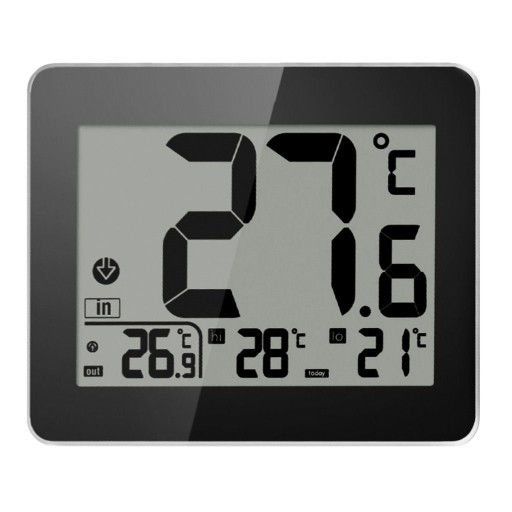 Digitálny LCD teplomer vonkajší/vnútorný 2v1