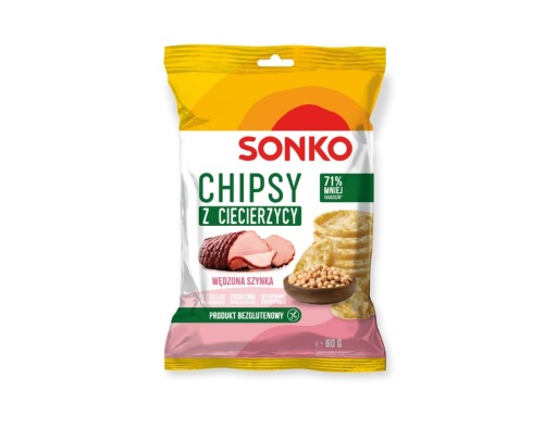 Sonko Cícerové lupienky, údená šunka, 60 g