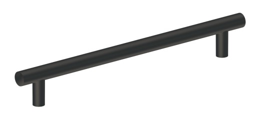 NÁBYTKOVÁ ÚCHYTKA ZÁBRADĽKA NA NÁBYTOK, MAT ČIERNA 224 mm