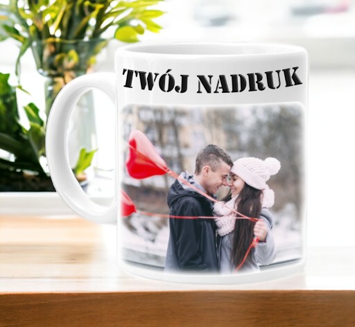 HRNČEK S VLASTNOU POTLAČOU, GRAFIKOU, VAŠOU FOTKOU, TEXTOM, LOGOM, ZA DARČEK