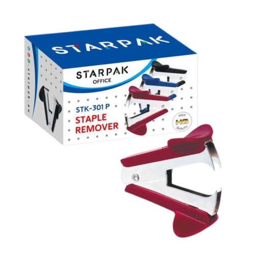 STARPAK 447902 odstraňovač sponiek bordovej farby