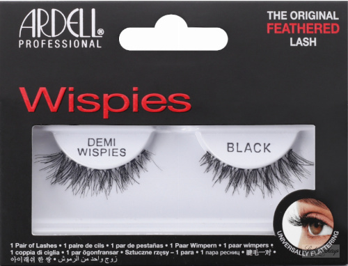 ARDELL DEMI WISPIES ČIERNE PLNÉ MIHALY NA PÁSKU