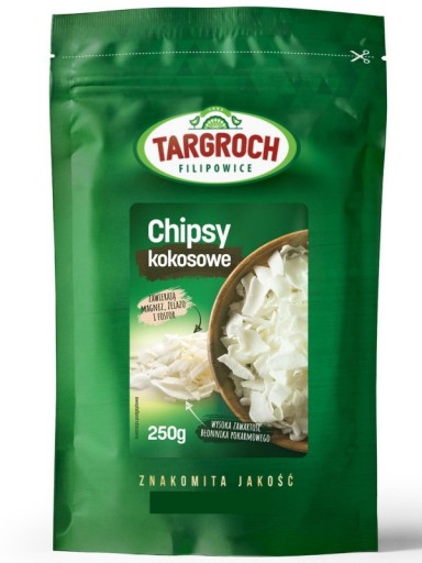 Prírodné kokosové lupienky 250 g Targroch