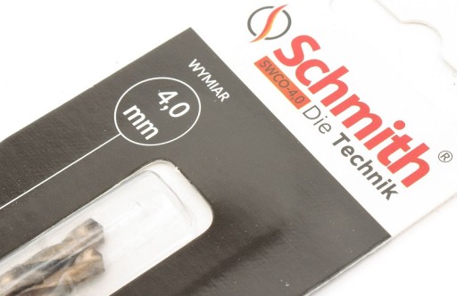 SCHMITH KOBALTOVÝ VRTÁK KOVOVÝ VRTÁK 4mm 2ks SADA PRE OCEL LIATINU KOV.