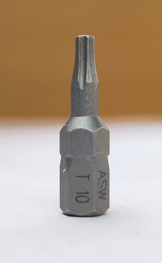 TX10 TORX 10 bitov nerezový skrutkovací bit GROT 1/4
