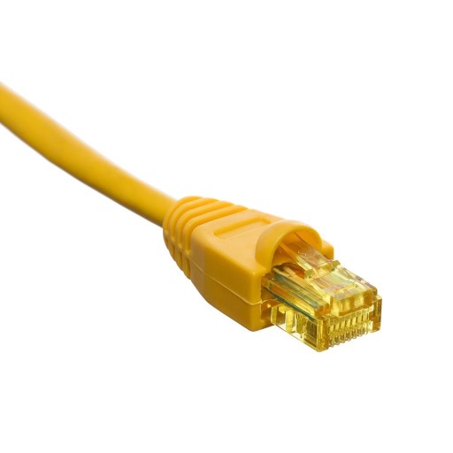 Kryt zástrčky Netrack RJ45 8p žltý (100 ks)