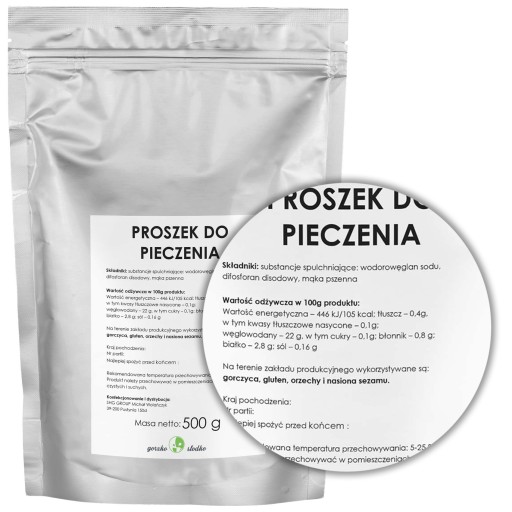 PRÁŠOK do pečiva na koláče a pečivo 500g