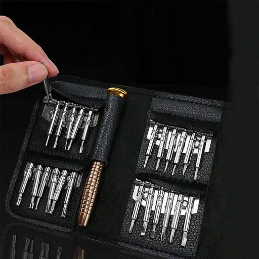 SADA PRESNÝCH SKRUTKOVAČOV MAGNETICKÉ SKRUTKOVAČE TORX KUFRE 25 v 1