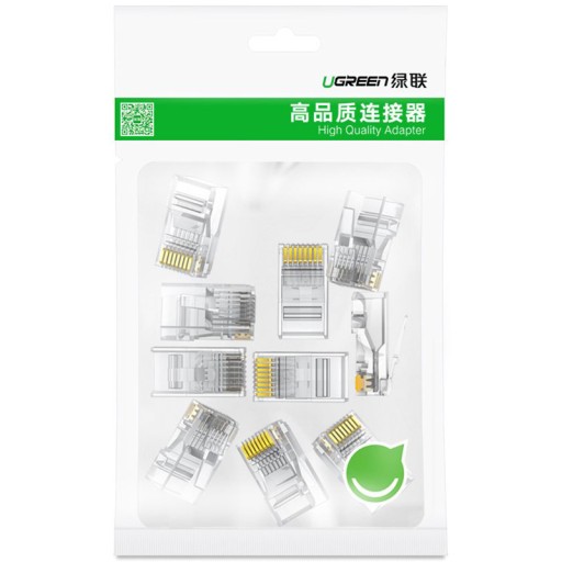 Konektorový hrot Ugreen RJ45 Cat 6 10x