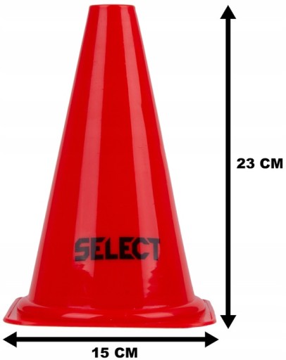 SELECT tréningový kužeľ Športový kužeľ 23 cm