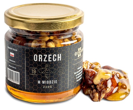 Orechy v mede 220g Poľský prémiový produkt