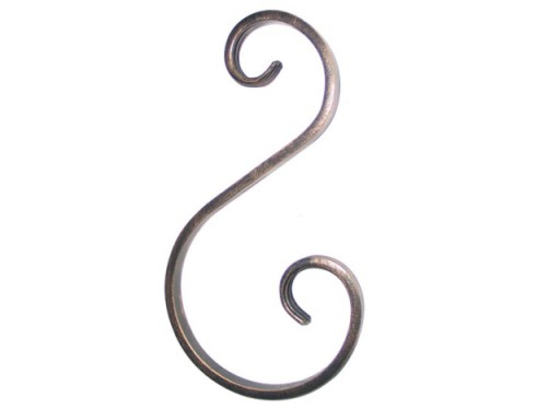 ŠPIRÁLOVÝ PRVOK TYP S H230, B120 60, 12x6MM