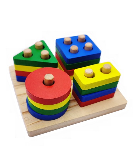 DREVENÁ HÁDANKA TVAROV MONTESSORI