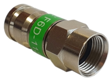 Kompresný konektor F 113 Kompresný konektor pre kábel RG 6 TRISET TRISHIELD