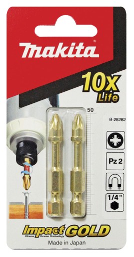 Pozidriv bity Makita B-28282 pz2x50mm 2 ks