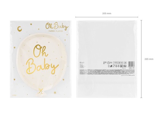 Oh baby taniere, mix, 17,5x22 cm (1 balenie / 6 ks)
