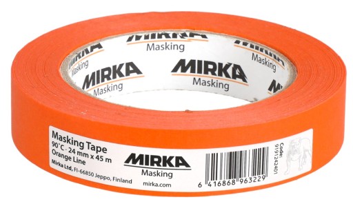 MIRKA oranžová maskovacia páska 24mm x 45m