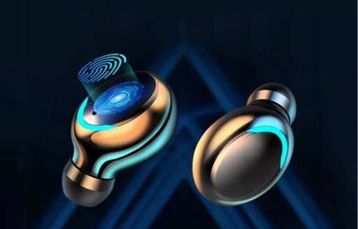 BLUETOOTH 5.1 BEZDRÔTOVÉ SLÚCHADLÁ POWERBANK ŠPORTOVÝ MIKROfón do uší