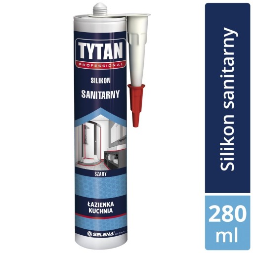 Sivý sanitárny silikón 280 ml Titanium
