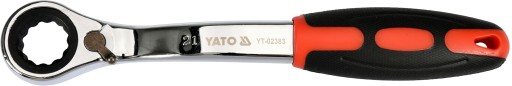 YATO KRÚŽKOVÝ KĽÚČ 21mm S RAČŇAČKOU, ZAOHNUTÝ CrV