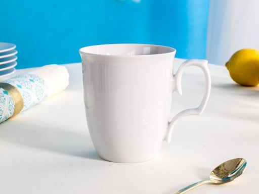 Porcelánový hrnček na kávu a čaj MariaPaula White 360 ml