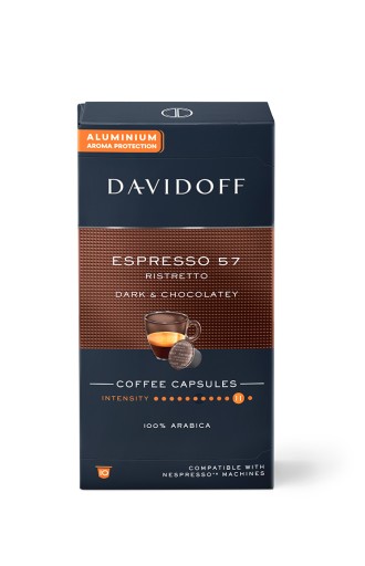 Kapsule pre Nespresso Davidoff espresso 57 Ristretto