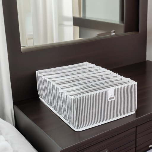 Organizér do zásuvky na spodnú bielizeň s priehradkami L 37x24x18CM