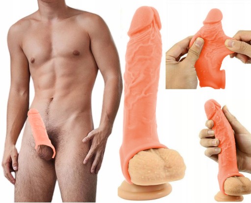 SILIKÓNOVÝ KRYT NA PENIS, NASADZUJTE SEMENNÍKY