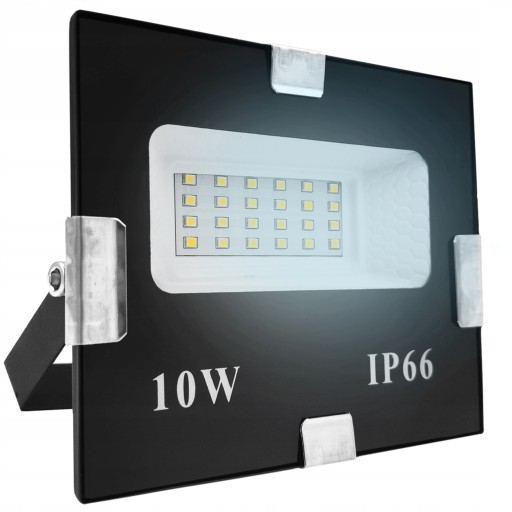 HALOGÉN 10W 6000K 840LM SVETLO LED VONKAJŠIE SVETLO IP66 STUDENÉ