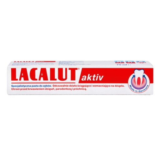 Zubná pasta proti krvácaniu ďasien a zubnému kazu Active Lacalut 75 ml