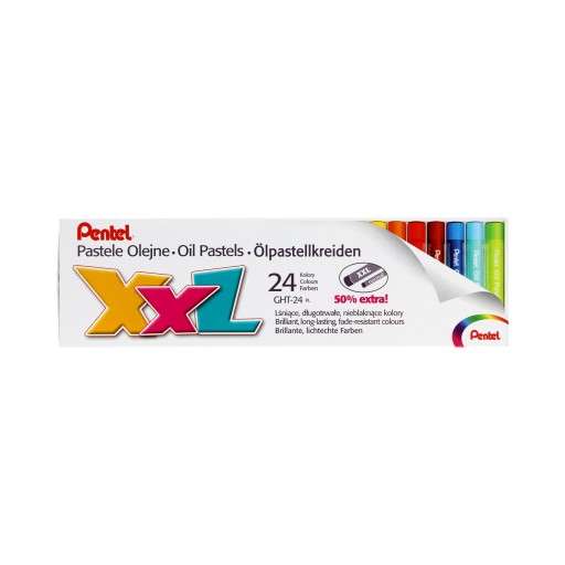 XXL olejové pastely Pentel GHT-24 24 farieb