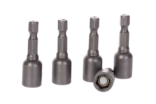 Magnetický nástrčný hrot skrutkovača 6mm - 5 ks