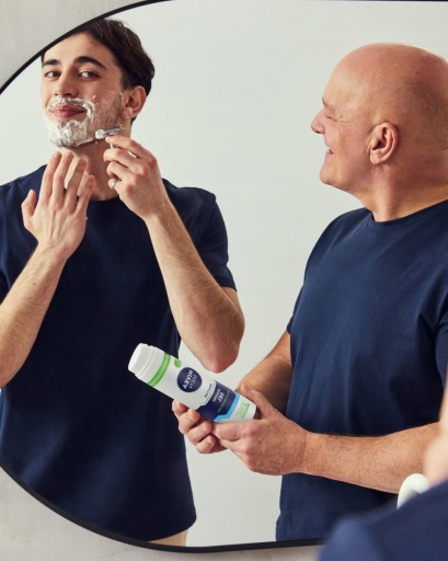 NIVEA MEN SENSITIVE Gél na holenie pre mužov, jemný a upokojujúci, 200 ml